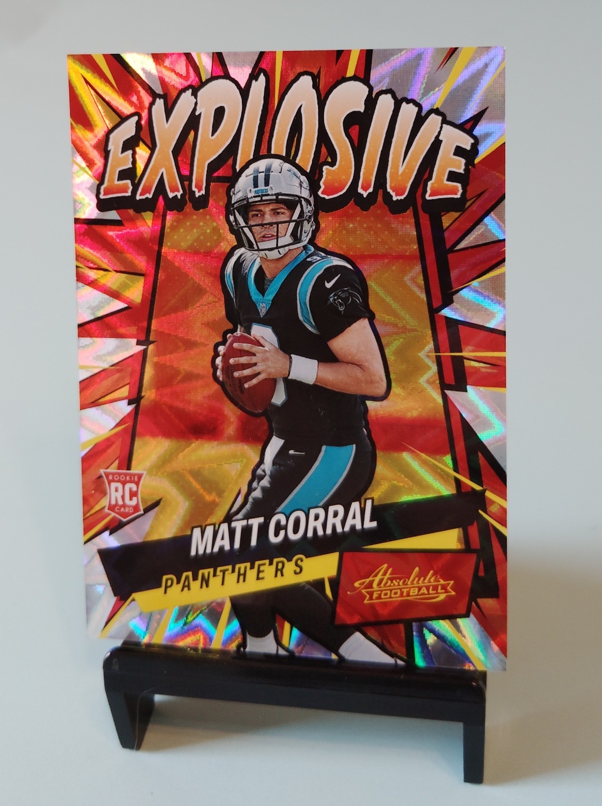 2022 Panini Absolute Explosive Matt Corral #E37 Rookie RC Panthers