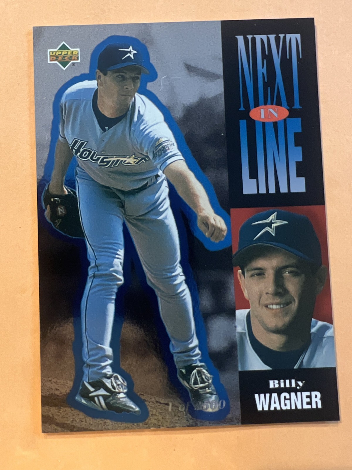 1994 Upper Deck BILLY WAGNER NEXT IN LINE #'d /2500 Rookie RC MLB ASTROS HOF