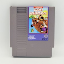 Vintage Mickey Mousecapade Nintendo NES Game Cartridge Capcom 1988 NTSC-U/C
