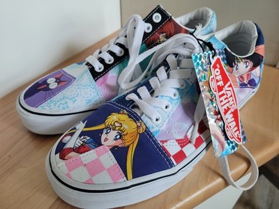 Sailor Moon Vans Mens Size Womens 10 Low Top New With