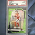 2024 Prizm #309 Bo Nix RC Neon Green Pulsar PSA 8 NM-MT Denver Broncos Card