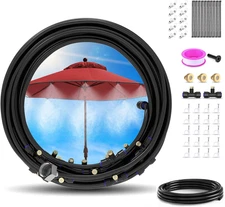 72FT Misting Cooling System, 59Ft(18M)+Extra 13Ft(4M) Misting Line, Misters Syst