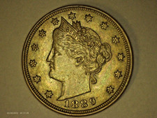 1889 Liberty Head  ( V ) Nickel