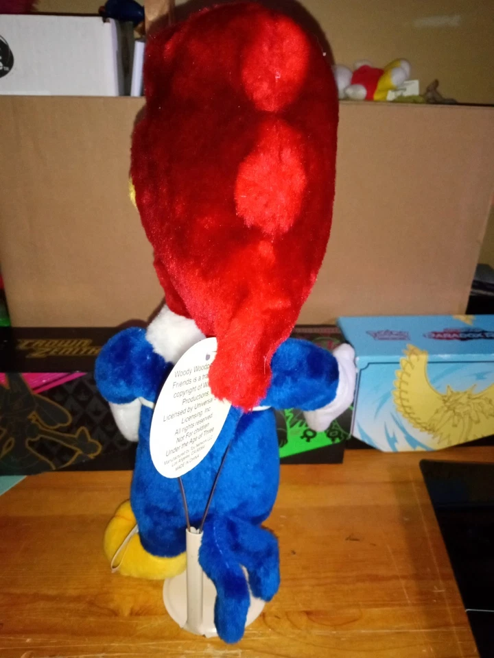 Woody Woodpecker Toy Factory 2000 Plush With Tags Universal 13" - Image 4 of 4