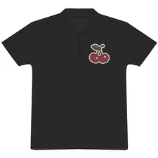 'Two Cherries' Adult Polo Shirt / T-Shirt (PL047156)