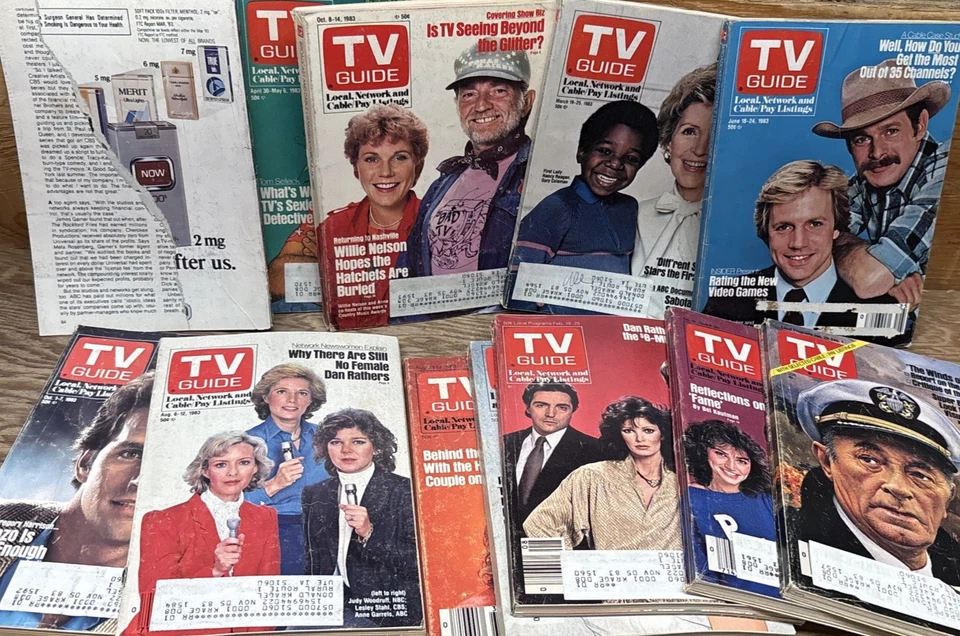 TV Guide Magazine Lot of 41 Issues From 1983 Classic Television Collectibles - Image 3 of 4