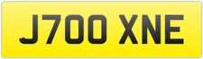 JOANNE THEME PRIVATE CAR NUMBER PLATE JO JOE JOANNA JOAN NEAT OLD J REG J700 XNE