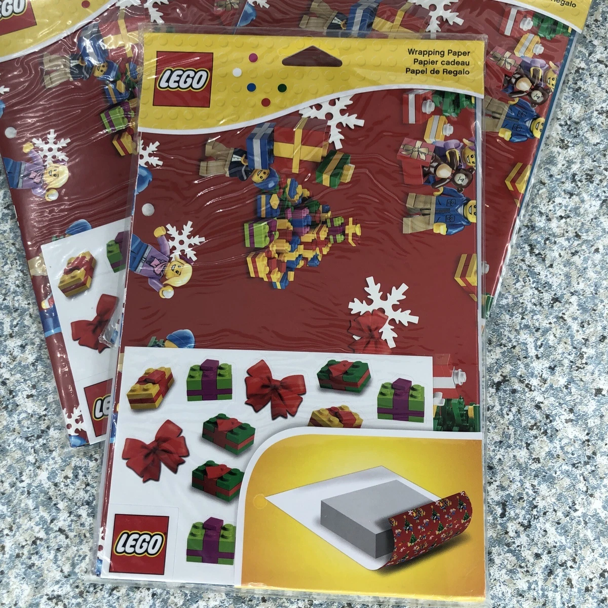 LEGO Holiday Gift Wrapping Paper