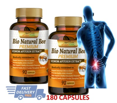 #ad Natural bee 2 BIOBEE anti Inflamatory Arthritis support abeemed therapy 180 cap $15.21