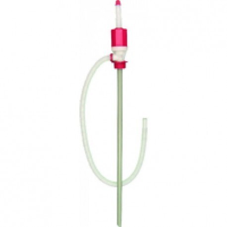 Pompe manuelle pour transfert carburant tuyau siphon universel pour essence diesel et huile