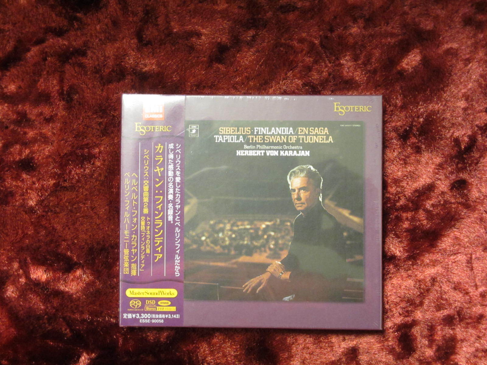 ESOTERIC SACD ESSE-90058 Sibelius,The Swan of Tuonela,Finlandia Karajan BPO F/S