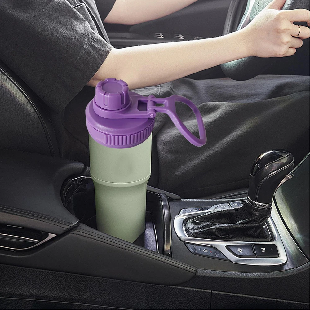 Tumbler Lid Replacement Leakproof Tumbler Cover Bottle Cups Lid for 12-64 Oz