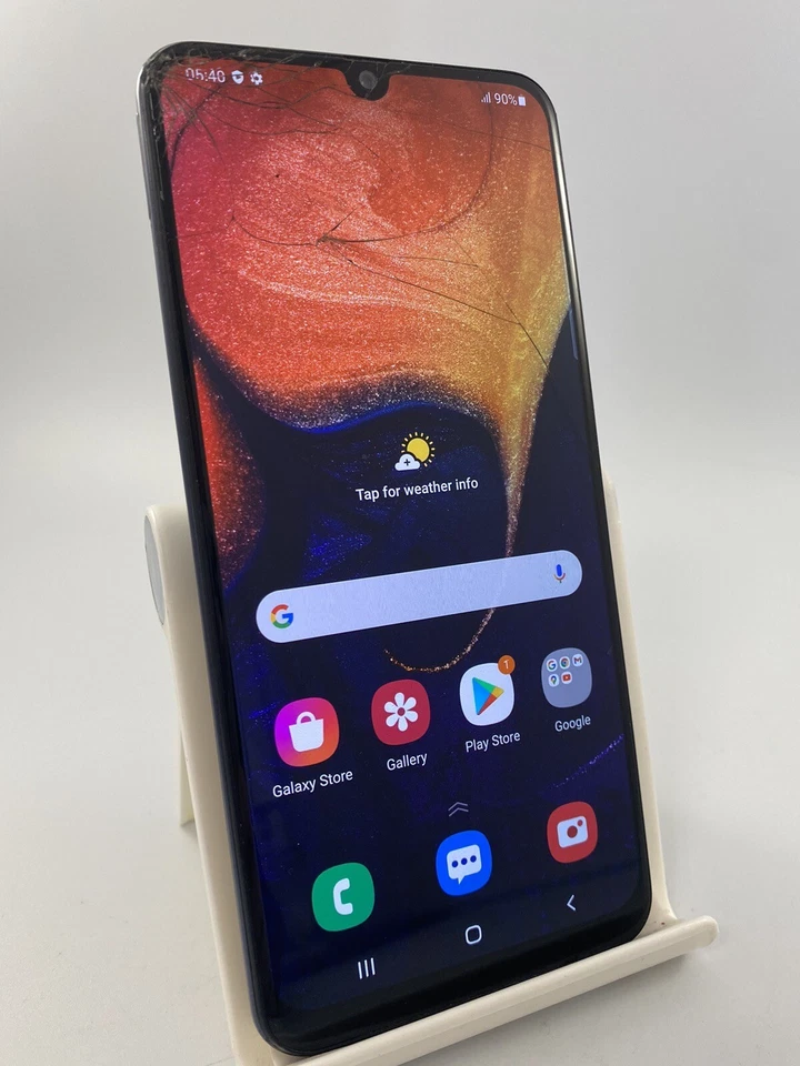 Samsung Galaxy A50 Black Unlocked 64GB 6.4" 25MP 4GB Android Smartphone Cracked - Image 3 of 4