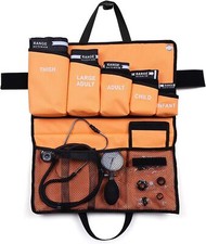 LotFancy Sfigmomanometro Aneroide Professionale 5 in 1 con Stetoscopio e Polsini