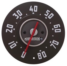 1947 1948 Chevy Truck Speedometer With Red Needle 12 34  47-9260-rn