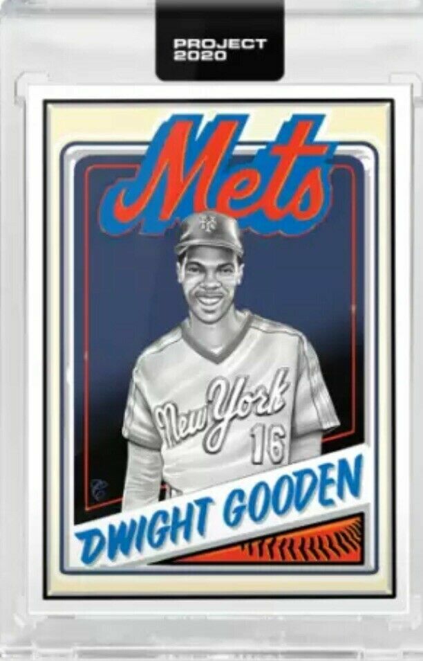 TOPPS PROJECT 2020 #65 1985 DWIGHT GOODEN MISTER CARTOON PR 5041 NY METS