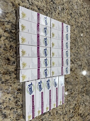 17 Pack Toms of Maine Antiplaque Whitening No-Fluoride Toothpaste Fennel 5.5oz