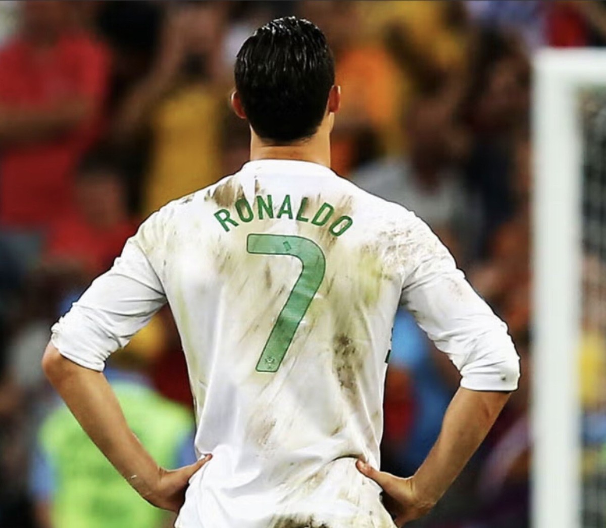ポルトガル代表シャツ EURO 2012 Ronaldo 7 Portugal RONALDO #7 away name print number EURO 2012 patch + match