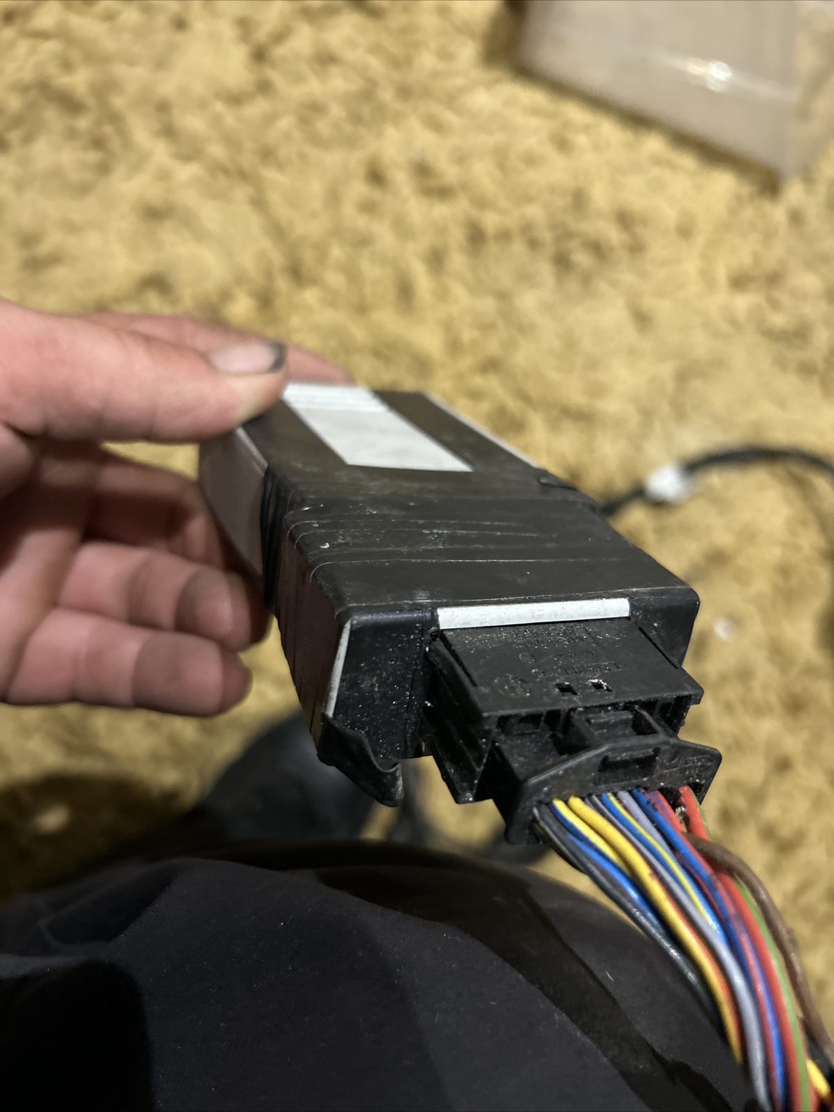 BMW 5 E60 E61 2005 Tow bar trailer hitch control unit module ATA18171