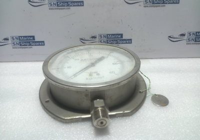 #ad AALBORG Pressure Gauge 0 60Bar 0 60 kg cm2 $356.61