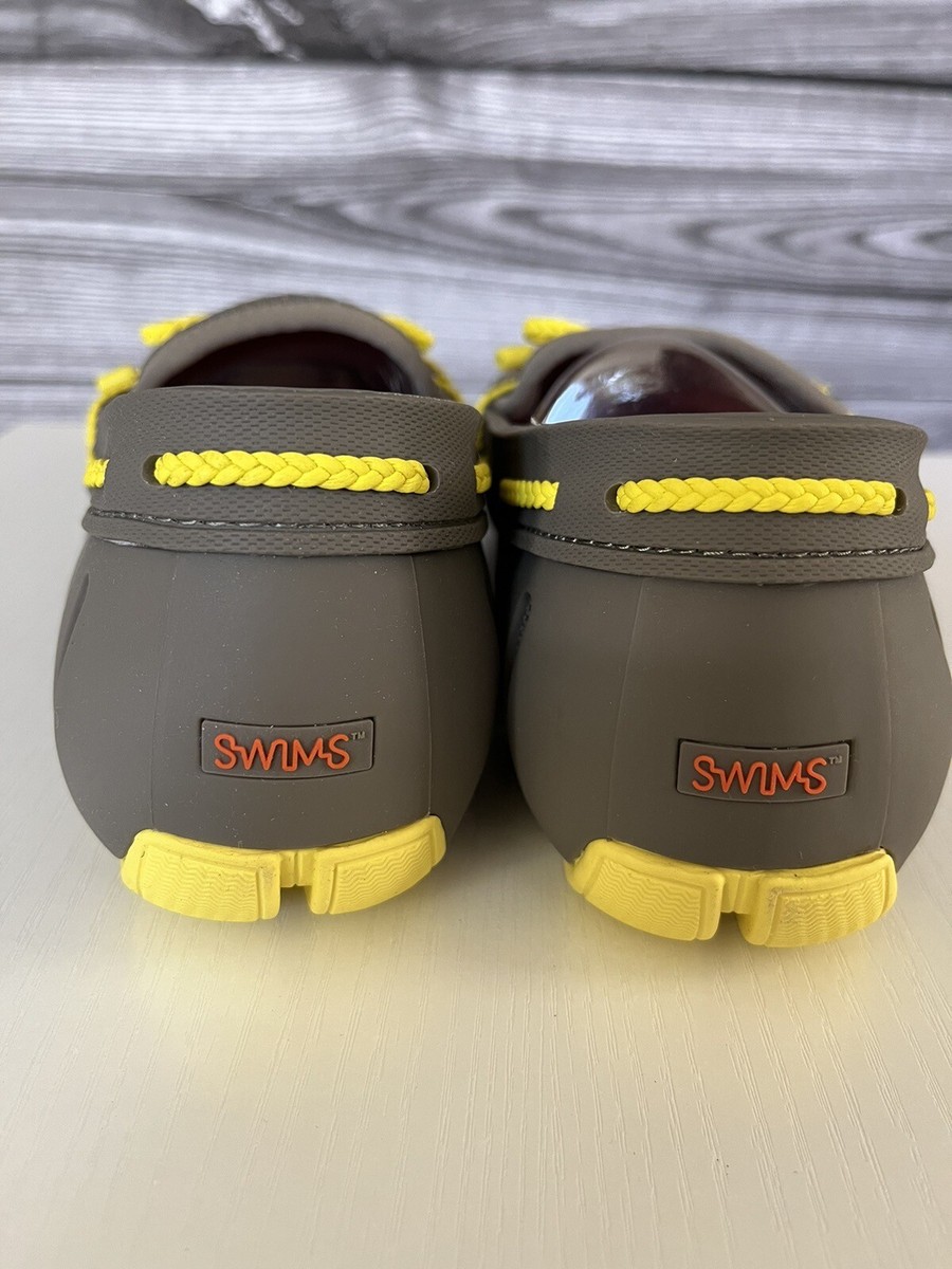 SWIMS Mens (Size 7) Braided Lace Loafer (Khaki/Yellow) | eBay display picture 2