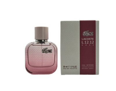 LACOSTE - L.12.12 ROSE - EAU INTENSE -  EAU DE TOILETTE - EDT - 35ML  POUR FEMME