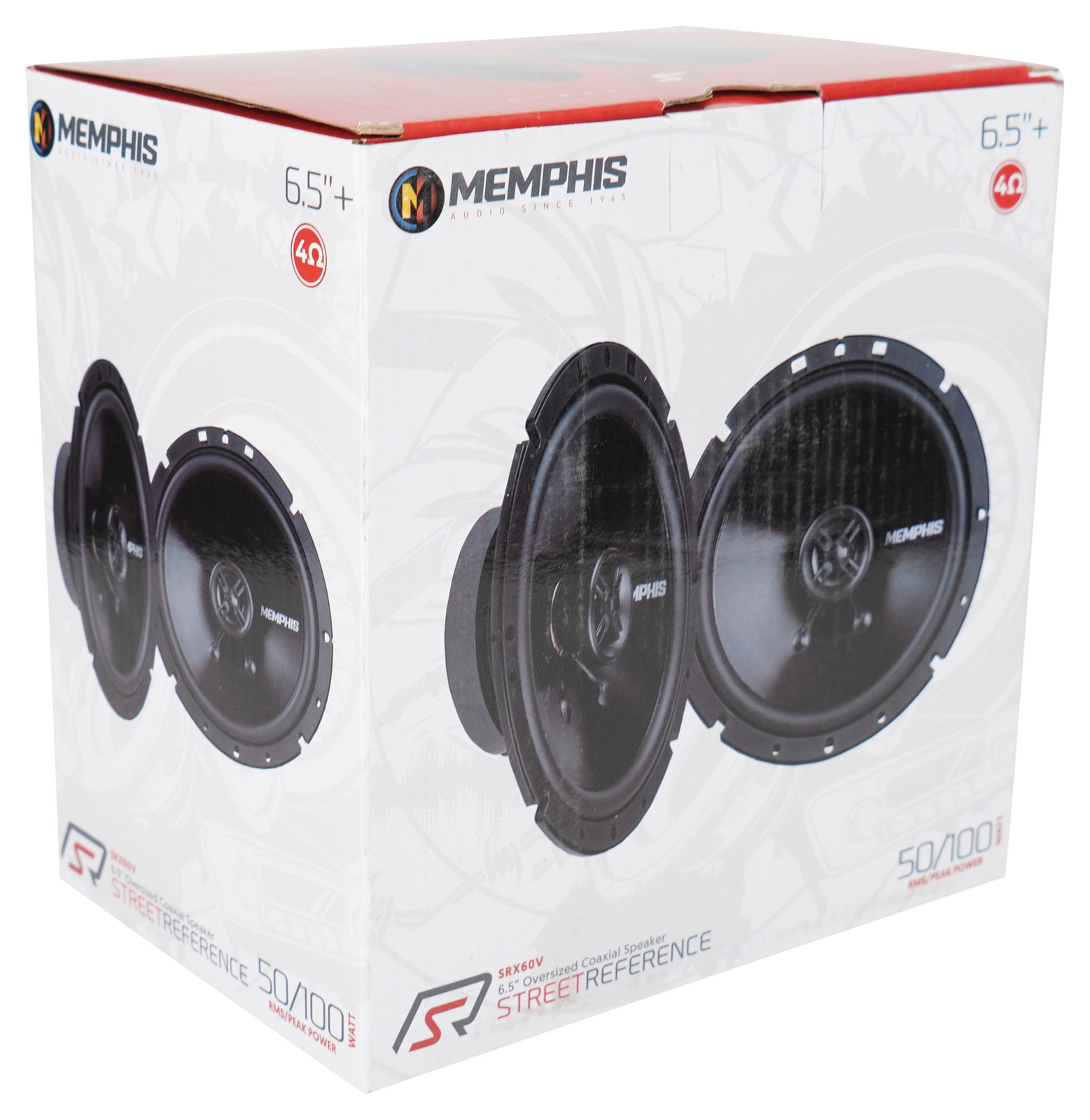 Пара тонких автомобильных динамиков Memphis Audio SRX60V 675 мощностью 100 Вт