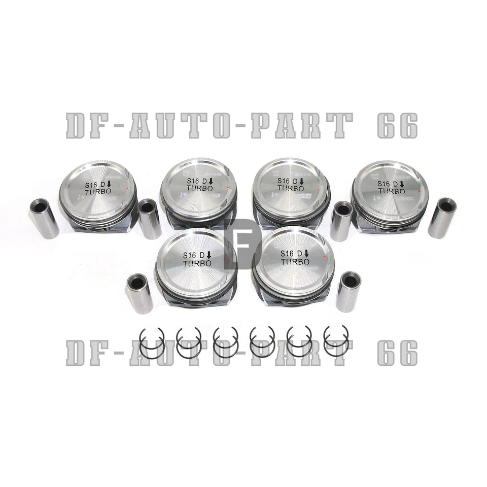 Juego de 6 pistones y anillos STD para Volvo S60 S80 V60 V70 XC60 XC70 3.0 T6 B6304T Foto 4 de 4