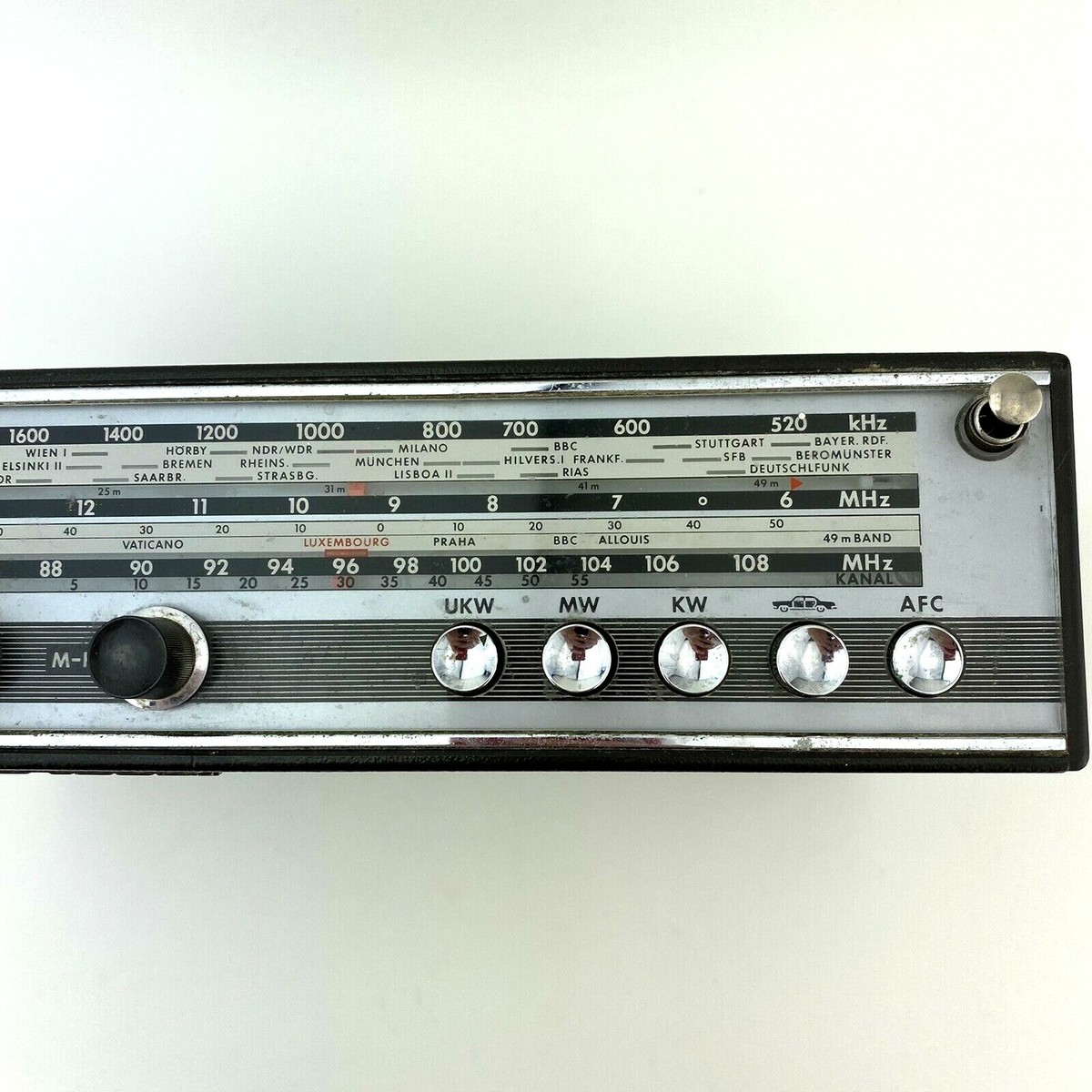 Telefunken Bajazzo Sport Model 101 K German FM Radio Rare