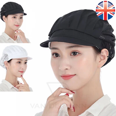 VAN DER LINN VDL CHEF CAP Kitchen Baker Hat Chef Elastic Hat Dustproof Cap Catering Practical