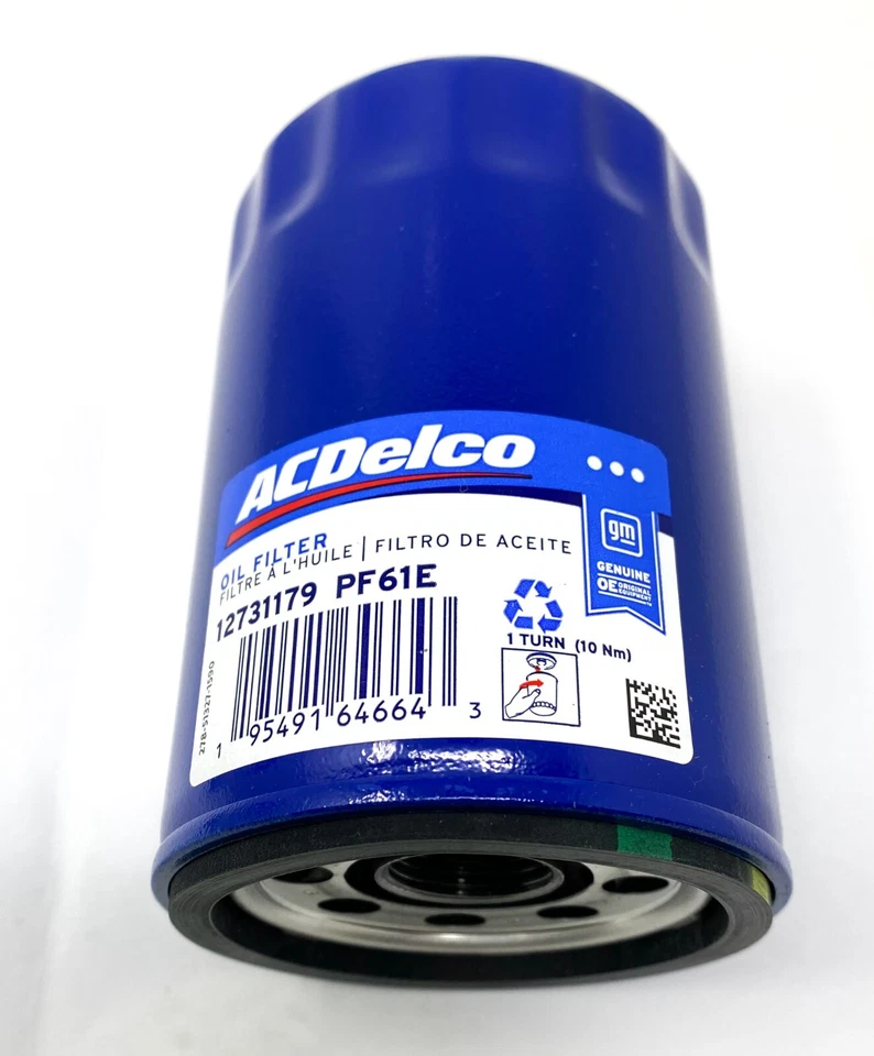 ACDelco GM Original Equipment PF61E Engine Oil Filter Chevy Cadillac GMC Various - Image 2 of 2