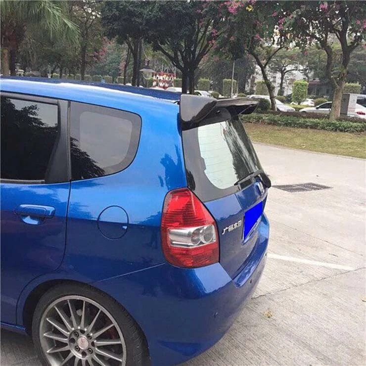 ABS спойлер крыло заводской стиль для 2002-2013 Honda Fit Jazz хэтчбек неокрашенный - Изображение 3 из 4