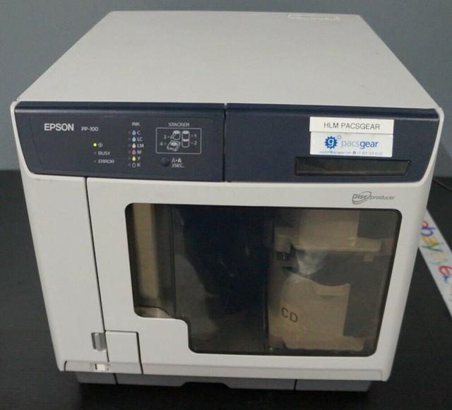 ディスク デュプリケーター PP-100 / 全インク装備 印刷動作 確認済み