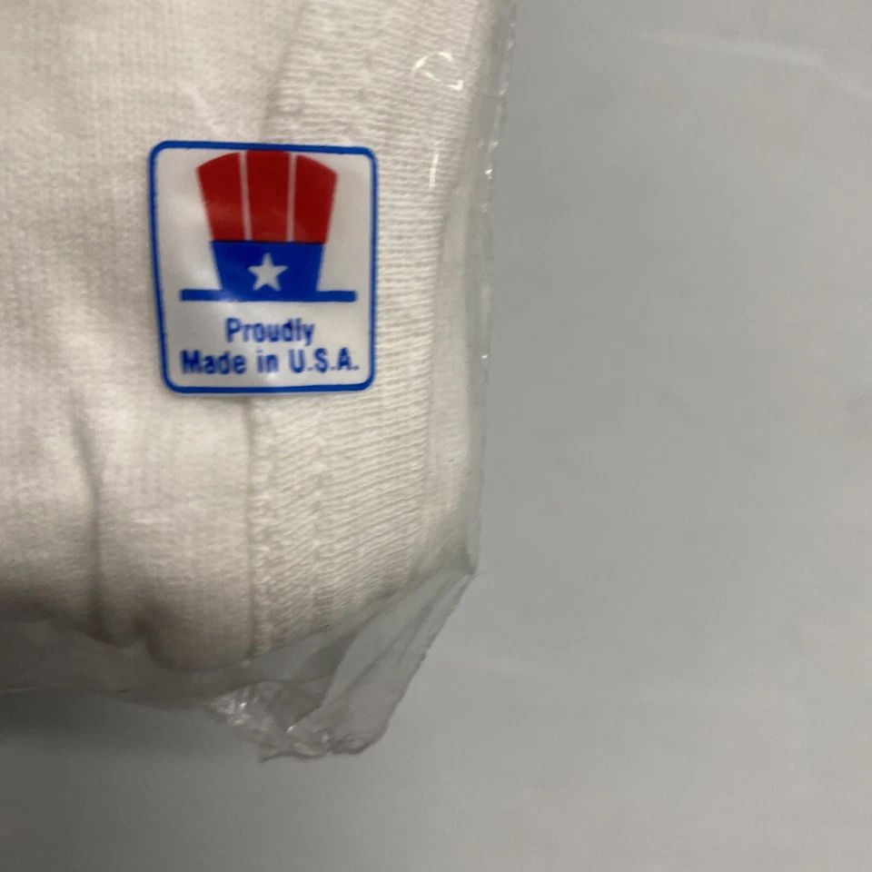 Calzoncillos vintage Fruit Of The Loom para niños talla 4 nuevos 1986 nuevos de stock muerto rayas azules Foto 3 de 4