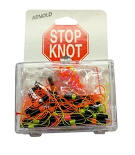 Arnold Stop Knot Kit with 36 Durable Braided String Knots & 36 Beads #SK-BKT36