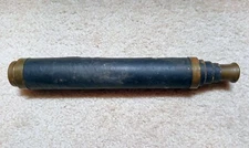 Vintage Nautical Collapsing Telescope w/ Paper Exterior & Brass Trim