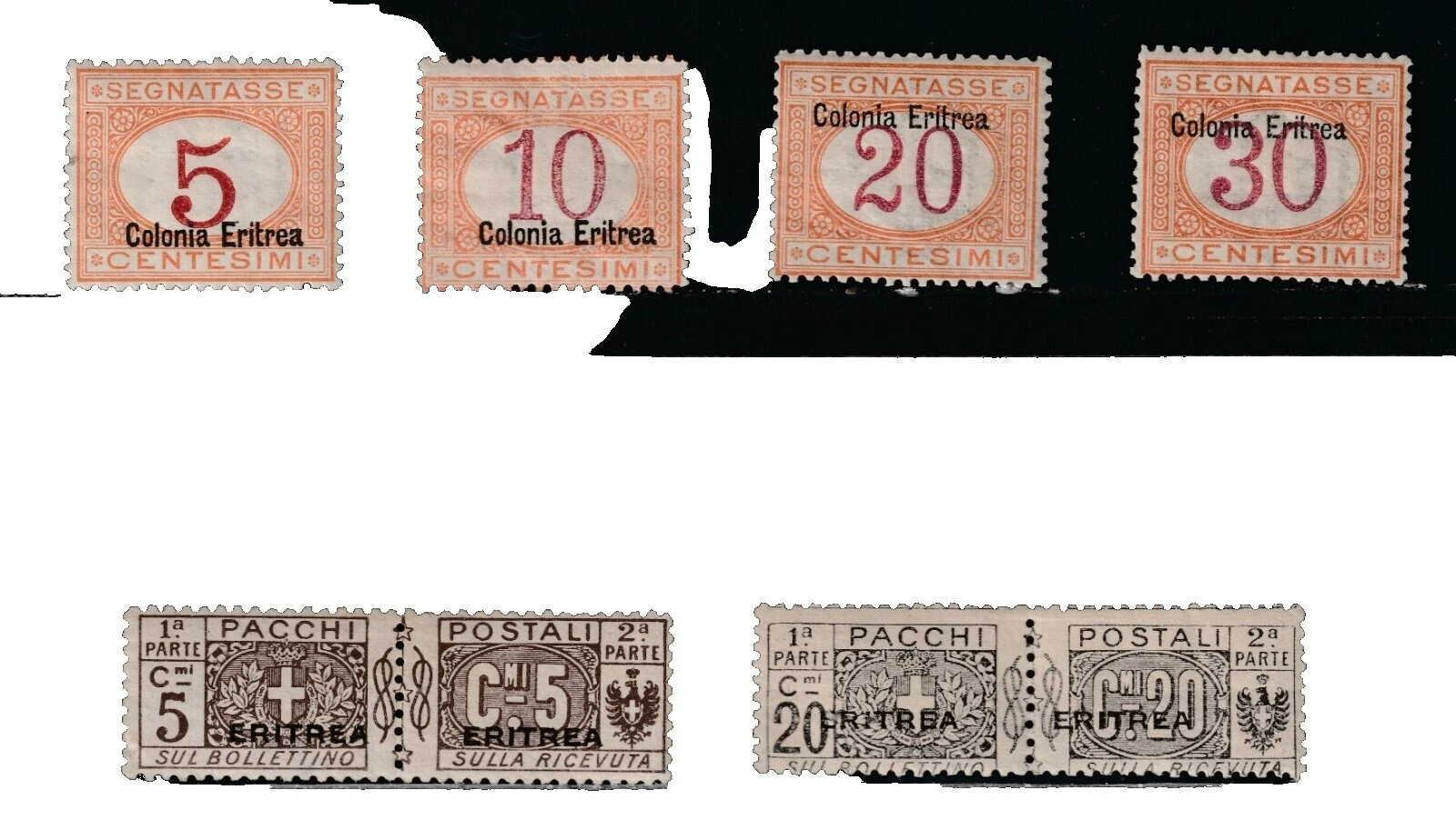 Postage Due Eritrean Stamps