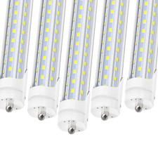 120W T8 8FT LED Shop Light Bulbs Garage Ceiling FA8 Single Pin LED Tube Lights