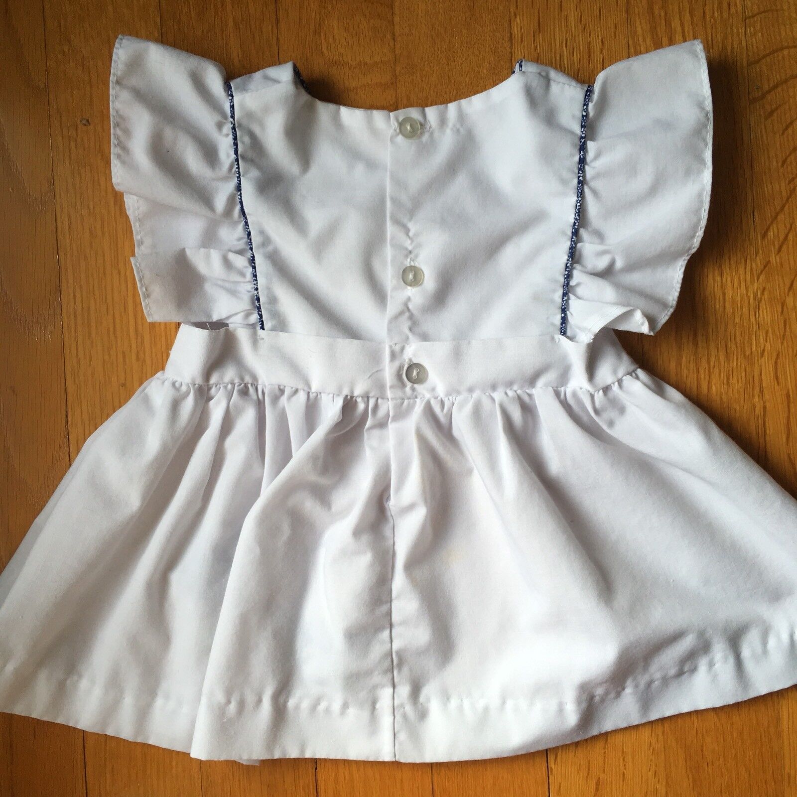 Vtg 1980s Mayfair Baby Girls Size 9 Months Dress … - image 6