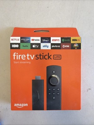 Amazon Fire TV Stick Lite HD Media Streamer with Alexa Voice Remote Lite - Black