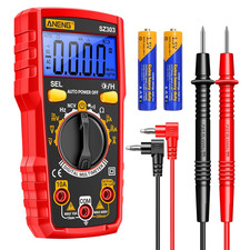 Digital Multimeter AC DC Voltage Current NCV Ohm Frequency Tester LCD