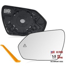 Driver Side Mirror Glass Compatible with 2021-2024 Hyundai Left Driver Side 