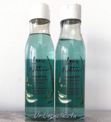 2 x Oriflame Love Nature Schuppenbekämpfung Shampoos - Teebaumöl & Aloe Vera