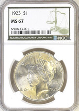 1923p-peace-dollar-ngc-ms67-pop-5-top-pop-rare-green-label-