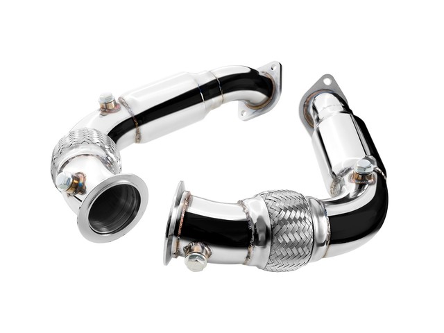 Downpipe inox pour BMW E70 X5, x5 50iX, x5 M S63, N63 2008-2013 + silencieux