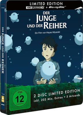 Der Junge und der Reiher/The Boy and the Heron - 4k+Blu-ray Steelbook New&Sealed