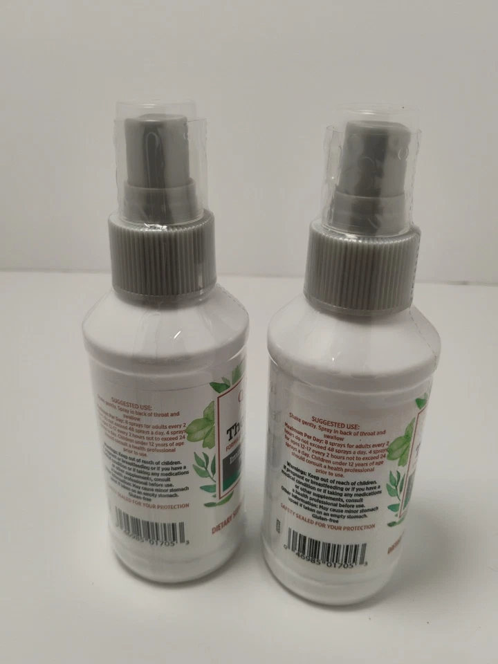 Quantum Health TheraZinc Garganta Spray 4oz - Paquete de 2 - Menta - Caduca 09/2027 Foto 2 de 3