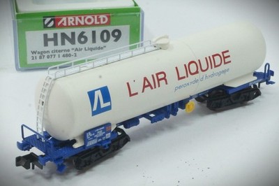 1:160 N Arnold HN6109 Kesselwagen 4-Achsig Uahs 21 87 077 1 480-2  L´AIR LIQUIDE