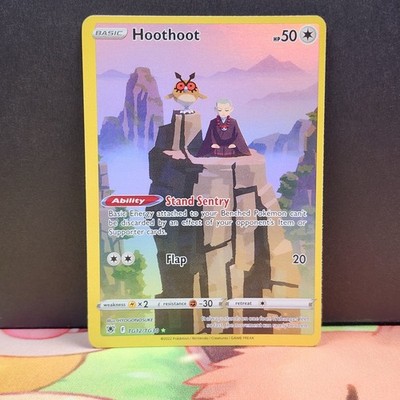Hoothoot TG12/TG30 Astral Radiance Trainer Gallery Off Center Pokemon TCG