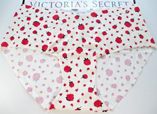 VICTORIA'S SECRET PINK No Show Hiphugger Panty S M L XL Red Roses NWT Floral VS